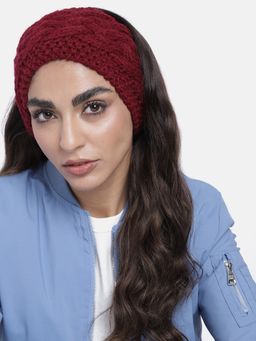 Magic Needles - Women Maroon Headband