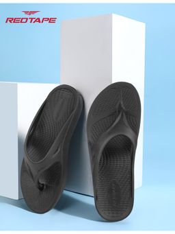 Red Tape - Men EVA Comfort Flipflops-Black