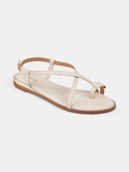 PEPPER - Women Cream Sandals