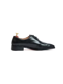Vantier - Aristo Croc Lace-Ups Black Oxfords