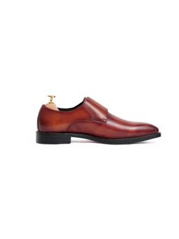 Vantier - Julius Classic Brown Monk Straps