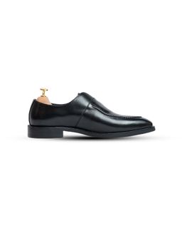 Vantier - Melvin Black Single Monk Straps