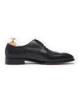 Vantier - Carlos Pebble Black Brogues