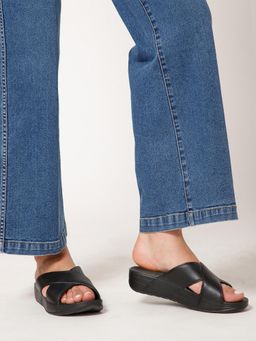 NoStrain - Black Sandals for Women