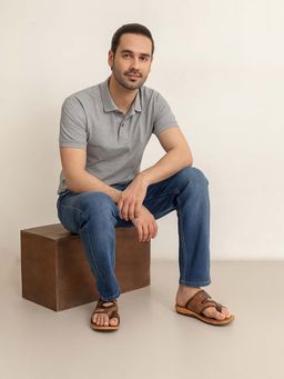 BERSACHE - Extra Soft Classic Casual Brown Sandals for Men