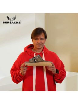 BERSACHE - Extra Soft Classic Casual Brown Sandals for Men