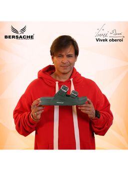 BERSACHE - Extra Soft Classic Casual Green Sandals for Men