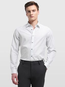Arrow Newyork - Mens Vertical Striped Manhattan Slim Fit Formal Shirt
