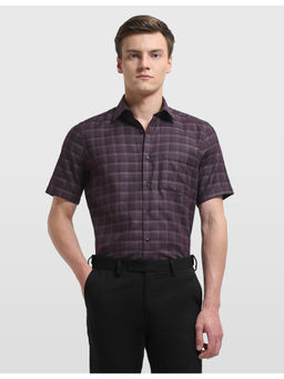 Arrow - Mens Liberty Classic Fit Tartan Checked Ceremony Formal Shirt