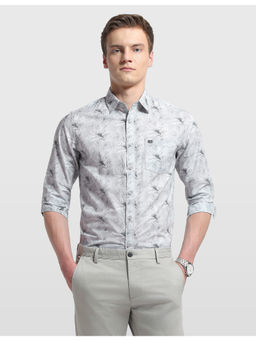 Arrow Sports - Mens Floral Printed Chelsea Slim Fit Casual Shirt