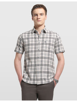 Arrow Sports - Mens Tartan Checked Regular Fit Casual Shirt