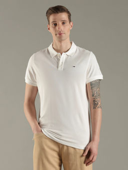 Tommy Hilfiger - Solid Slim Fit Cotton Polo T-Shirt