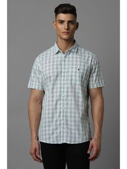 Louis Philippe - Men Multi Slim Fit Check Half Sleeves Casual Shirt