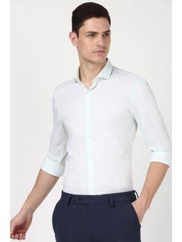 Peter England - Men Blue Super Slim Fit Formal Shirt