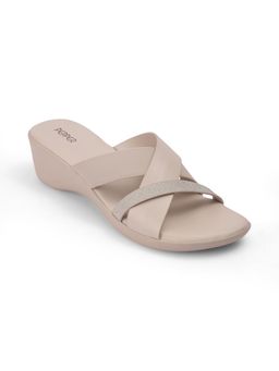 PEPPER - Criss Cross Heel Sandals - Ivory