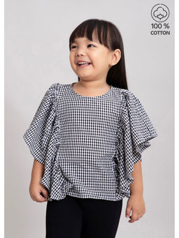 Hopscotch - Half Sleeve Pure Cotton Top