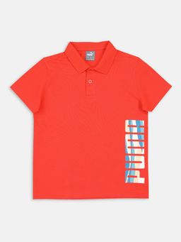 Puma - Graphic Boys Red T-shirt