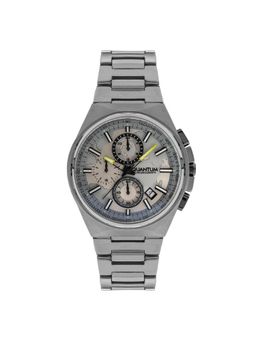 Quantum - Titanium Chronograph Grey Round Dial Mens Watch - Ttg899.060