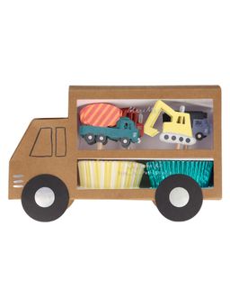 Meri Meri - Construction Cupcake Kit (Set Of 24 Toppers)