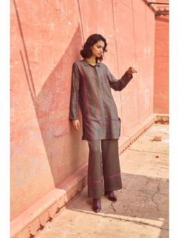 dash and dot - Geometric Embroidered Pant (Set of 2)