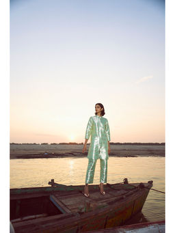 dash and dot - Structured Brocade Pant (Set of 2)