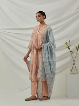 SMRITI GUPTA - Printed Blue Dupatta