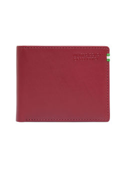 United Colors of Benetton - Men Dobrany Leather Global Coin Wallet - Wine