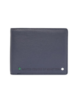 United Colors of Benetton - Men Tereza Leather Global Coin Wallet - Navy