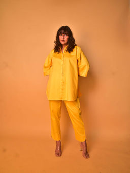 WHY SO BLUE - Amra Solid Co-Ord (Set of 2)