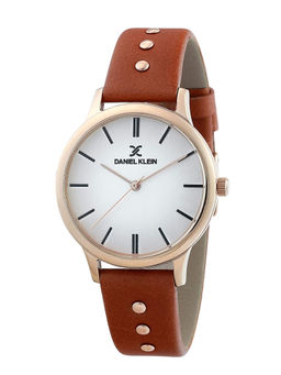 Daniel Klein - White Premium Round Dial Analog Watch For Women - DK.1.12343 - 4