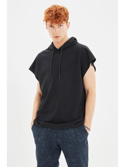 Trendyol - Man Black Sweatshirt