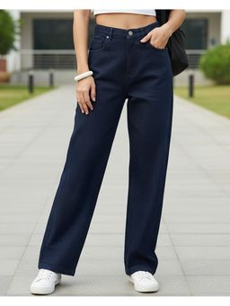 Bewakoof - Women's Blue Straight Fit Jeans