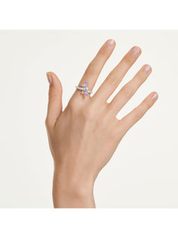 SWAROVSKI - Multi-Color Rhodium Stones Ring