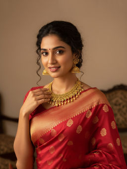 Treemoda - Multi-Color Brass Stones Jewellery Set