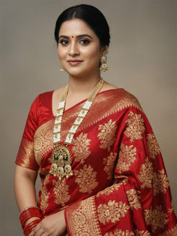 Treemoda - Green Brass Stones Jewellery Set