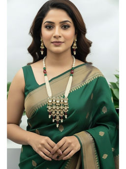 Treemoda - Red Brass Stones Jewellery Set