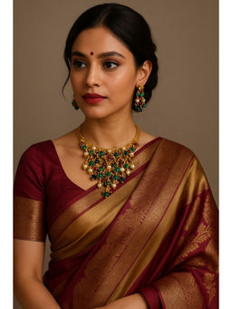 Treemoda - Multi-Color Brass Pearl Jewellery Set