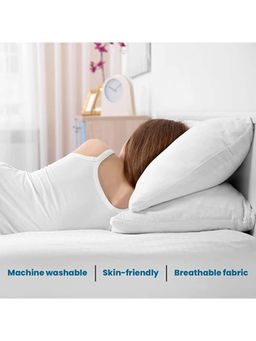 SLEEPSIA - Premium Microfiber Pillow Ultra Soft Down Alternative Bed Pillows For Sleeping -Small Size