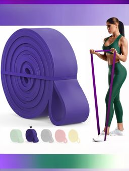 Strauss - Resistance and Pull Up Band for Chin Ups (Purple)