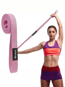 Strauss - Premium Fabric Pull Up Resistance Bands Single (Pink)