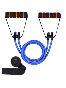 Strauss - Double Resistance Tube with Foam Handle Bag and Door Knob Red 40 Lbs