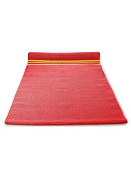 Strauss - Cotton Yoga Mat (Red) 2.5 x 6 Ft