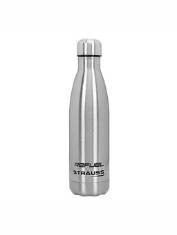 Strauss - Refuel Steel Water Bottle Silver 750Ml