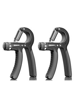 Strauss - Adjustable Hand Grip Strengthener (Black) Pack Of 2