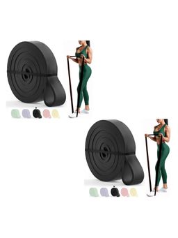 Strauss - Resistance Pull Up Loop Band (Black) (16-32 Kg) Pack Of 2