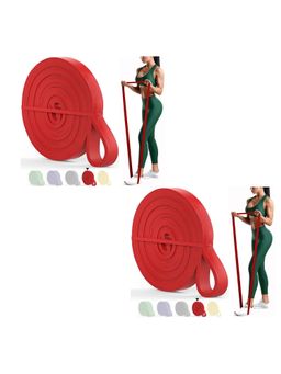 Strauss - Resistance Pull Up Loop Band (Red) (7-16 Kg) Pack Of 2
