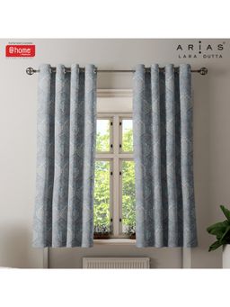 At Home by Nilkamal - Arias Luxuria Jacquard Window Curtain Sea Green (Set of 2)