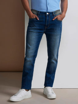 Crocodile - Twill Mid Blue Soft Feel Jeans