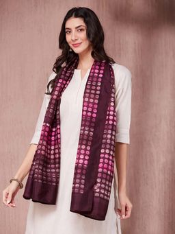 Fabindia - Wine Silk Stole