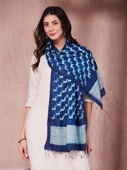 Fabindia - Blue Silk Stole